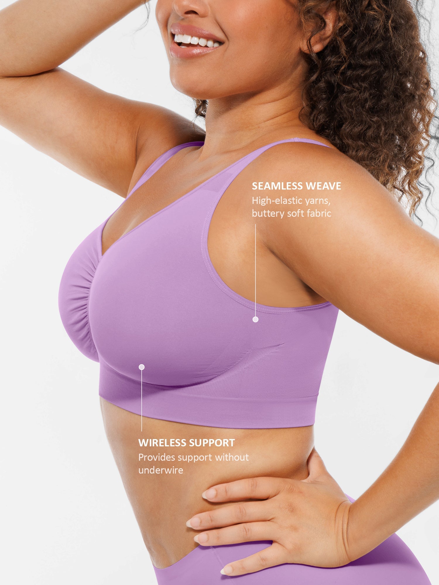 Auron Seamless No Underwire Full Coverage Bra