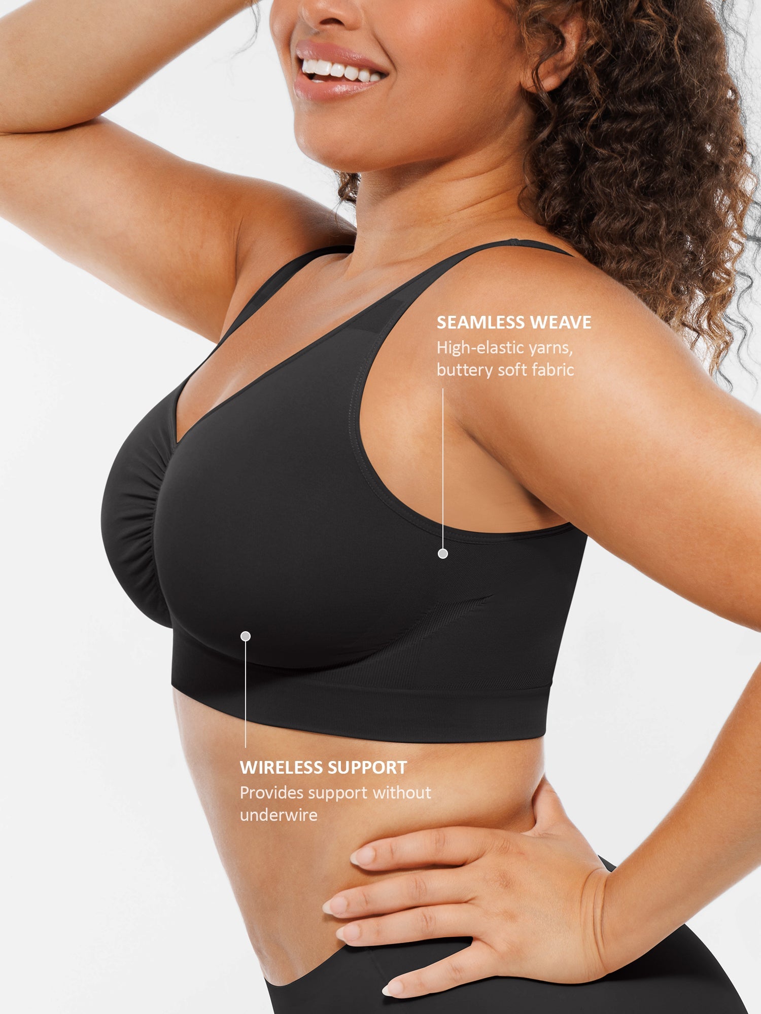 Auron Seamless No Underwire Full Coverage Bra