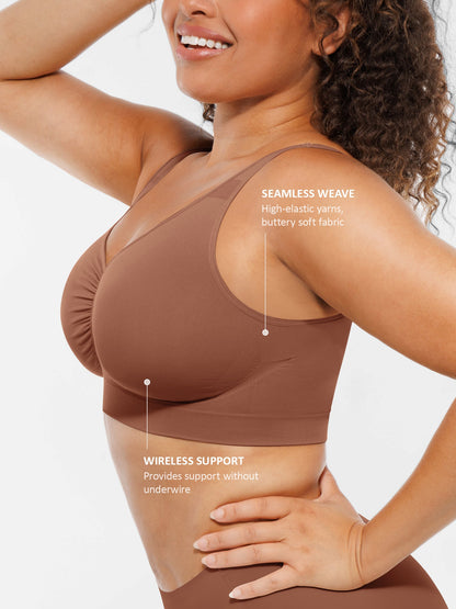 Auron Seamless No Underwire Full Coverage Bra