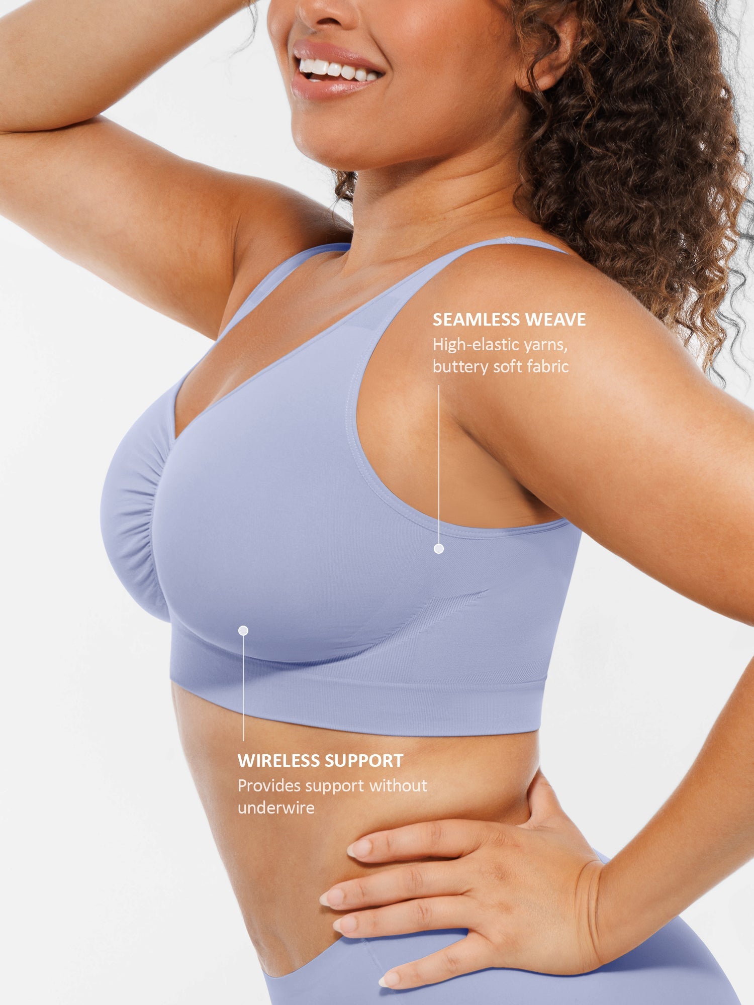 Auron Seamless No Underwire Full Coverage Bra