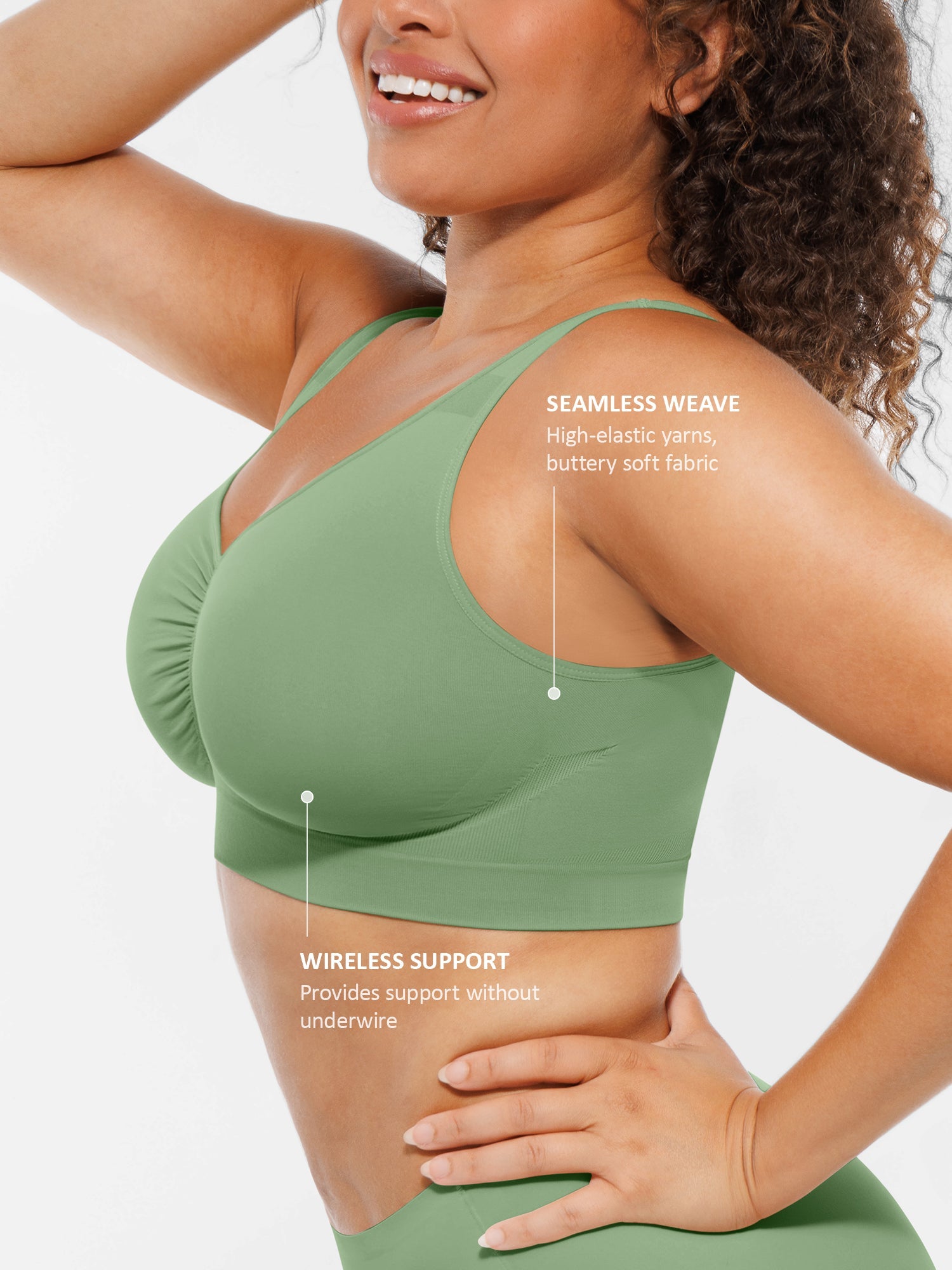 Auron Seamless No Underwire Full Coverage Bra