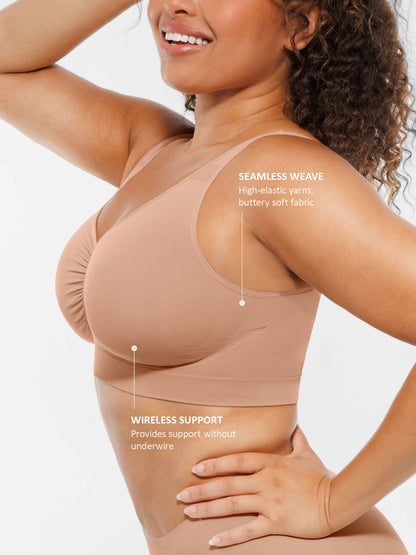 Auron Seamless No Underwire Full Coverage Bra