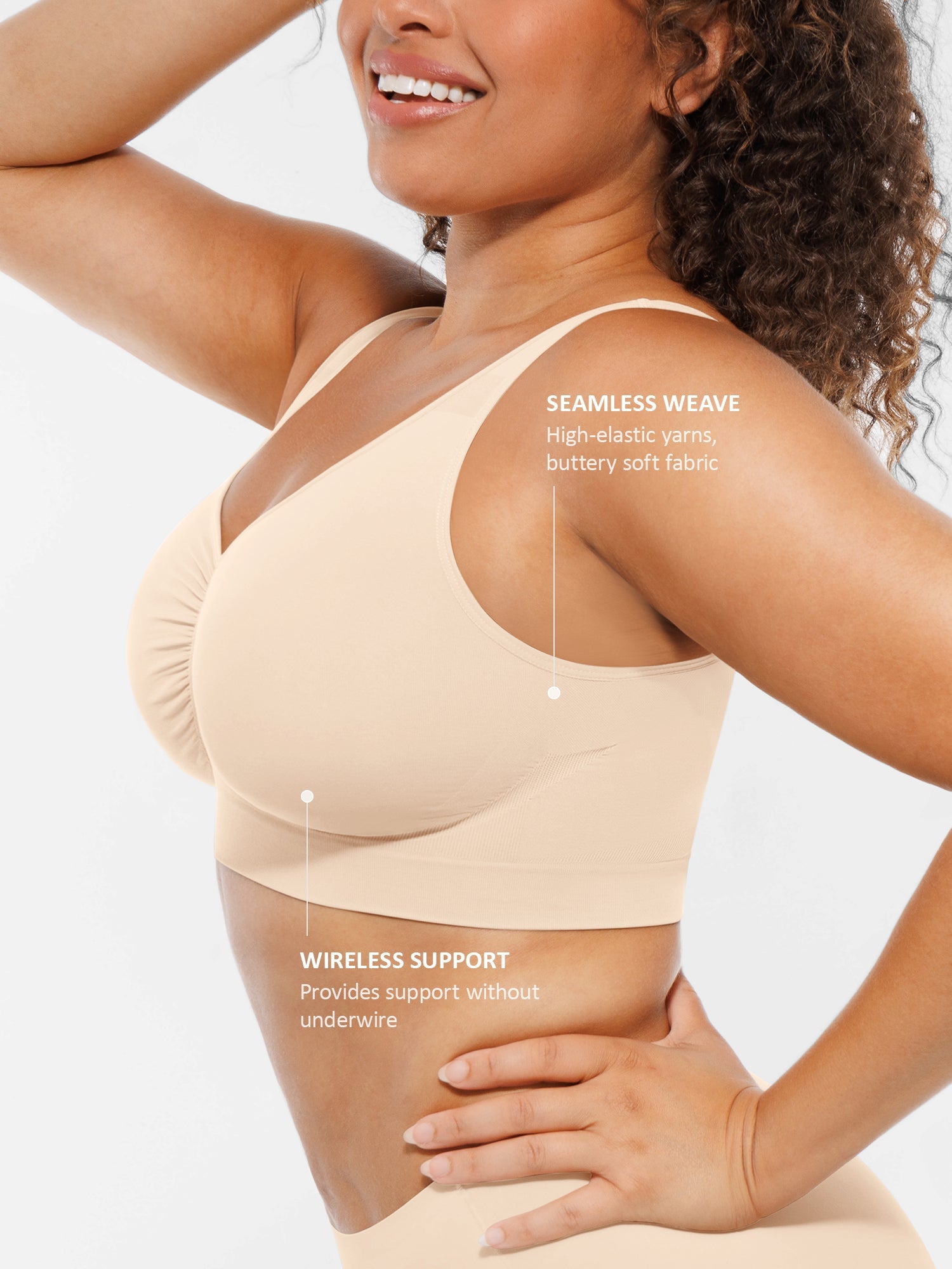 Auron Seamless No Underwire Full Coverage Bra