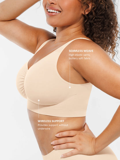 Auron Seamless No Underwire Full Coverage Bra